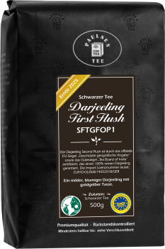 Preview: Darjeeling First Flush SFTGFOP1, schwarzer Tee, Ernte 2025 Preview: Darjeeling First Flush SFTGFOP1, schwarzer Tee, Ernte 2025