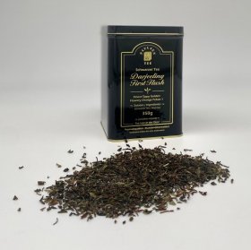 Darjeeling First Flush Ernte 2024 schwarzer Tee, Premiumqualität 350g in einer für Lebensmittel geeigneten Dose